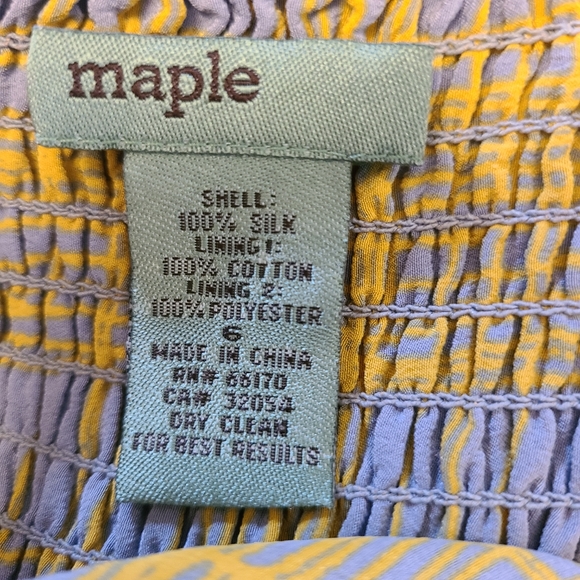 Anthro Maple Quilted Pastiche Silk Maxi Dress - Picture 11 of 11
